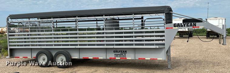 image for item DK7813 2018 Galyean  livestock trailer