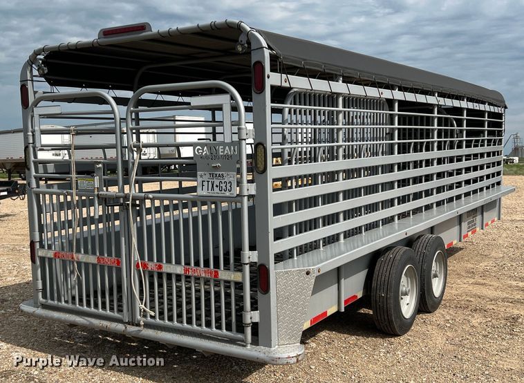 image for item DK7813 2018 Galyean  livestock trailer