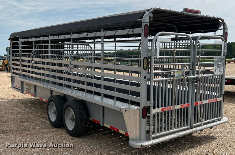 image for item DK7813 2018 Galyean  livestock trailer