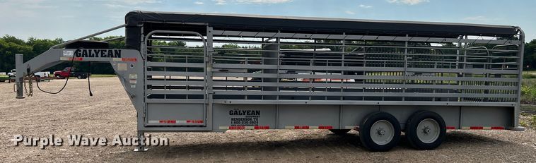 image for item DK7813 2018 Galyean  livestock trailer