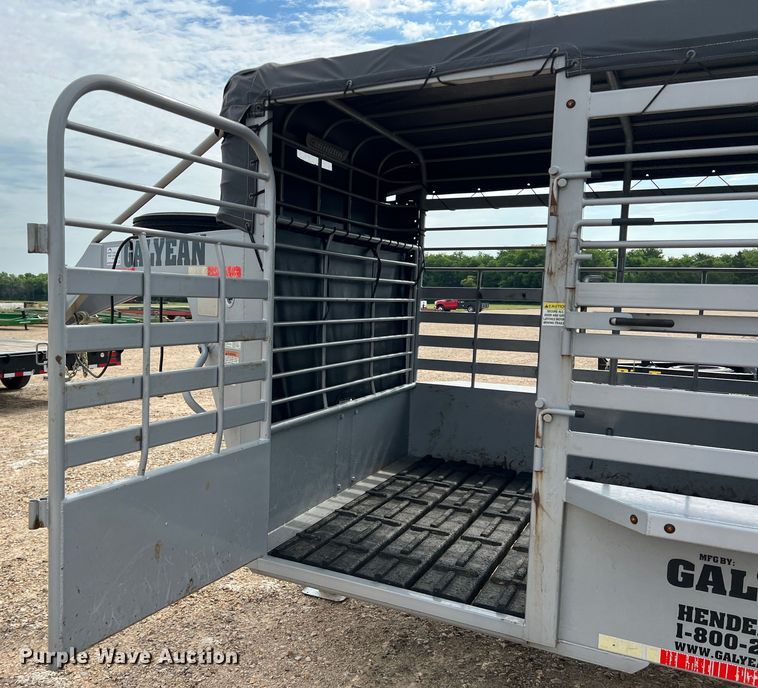 image for item DK7813 2018 Galyean  livestock trailer