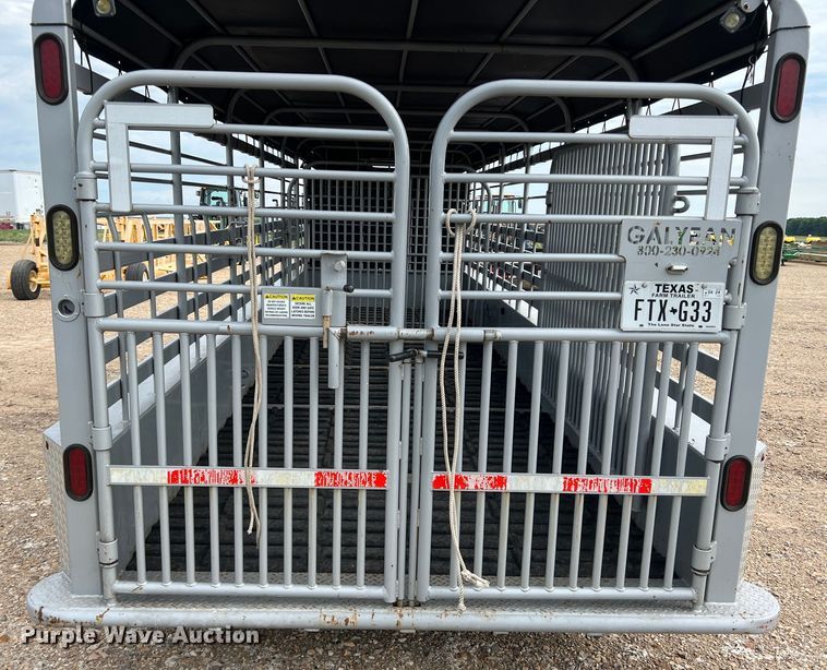 image for item DK7813 2018 Galyean  livestock trailer