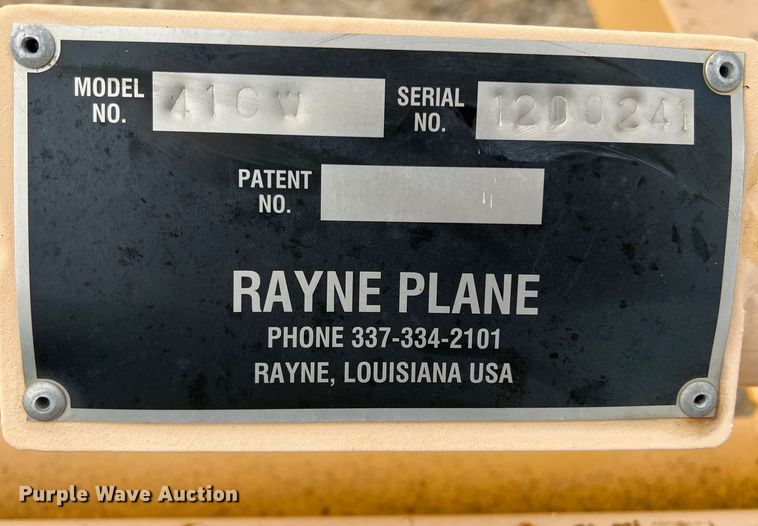 image for item DK7814 Rayne Plane 41CW  land leveler