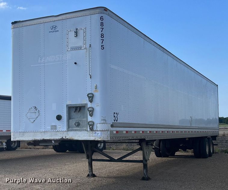 image for item DK7822 2007 Hyundai  dry van trailer