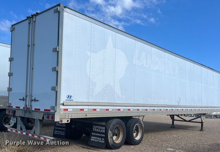 image for item DK7822 2007 Hyundai  dry van trailer