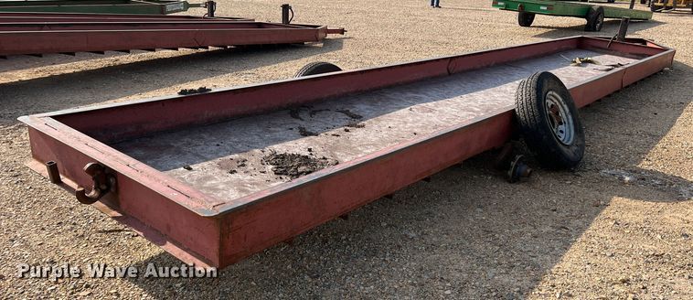 image for item DK7824 H&S  feed trough trailer