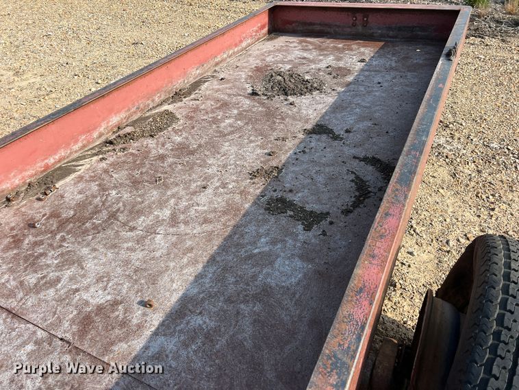 image for item DK7824 H&S  feed trough trailer