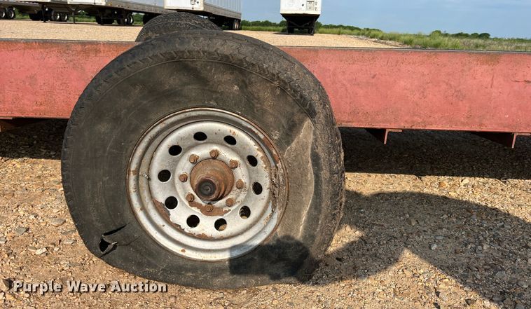 image for item DK7824 H&S  feed trough trailer