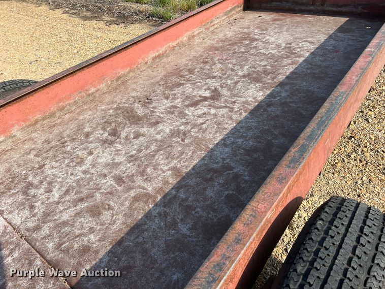 image for item DK7826 H&S  feed trough trailer