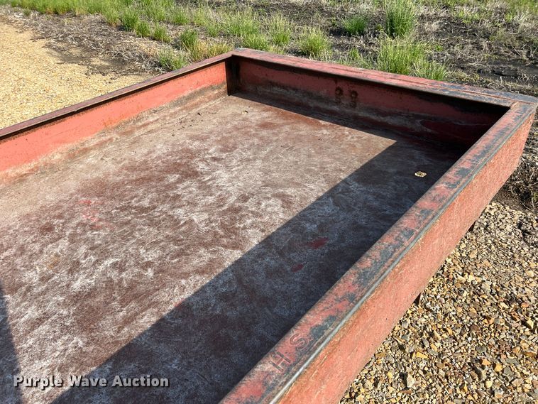 image for item DK7826 H&S  feed trough trailer