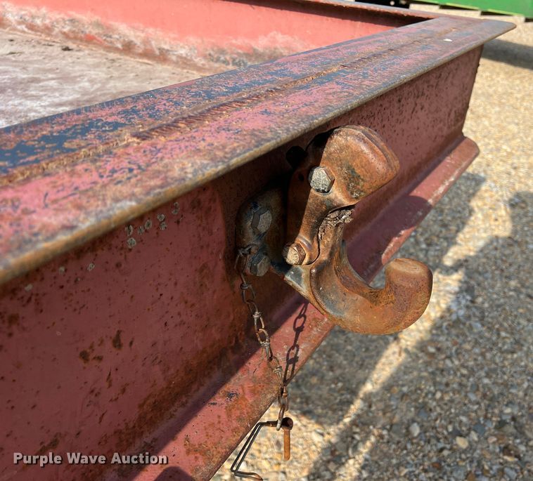 image for item DK7827 H&S  feed trough trailer