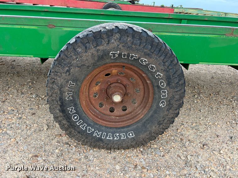 image for item DK7835 Parker Performance  feed trough trailer