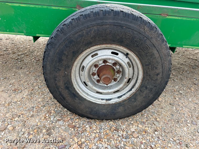 image for item DK7835 Parker Performance  feed trough trailer