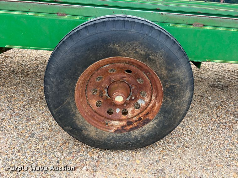 image for item DK7836 Parker Performance  feed trough trailer