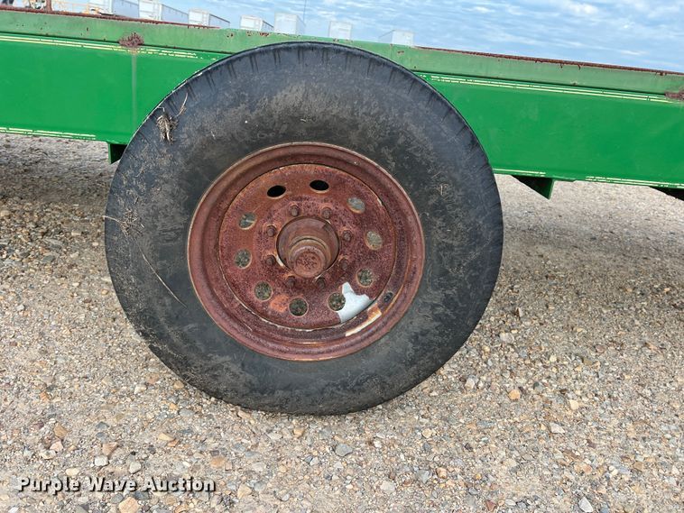 image for item DK7837 Parker Performance  feed trough trailer