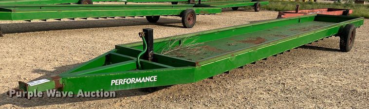 image for item DK7841 Parker Performance  feed trough trailer