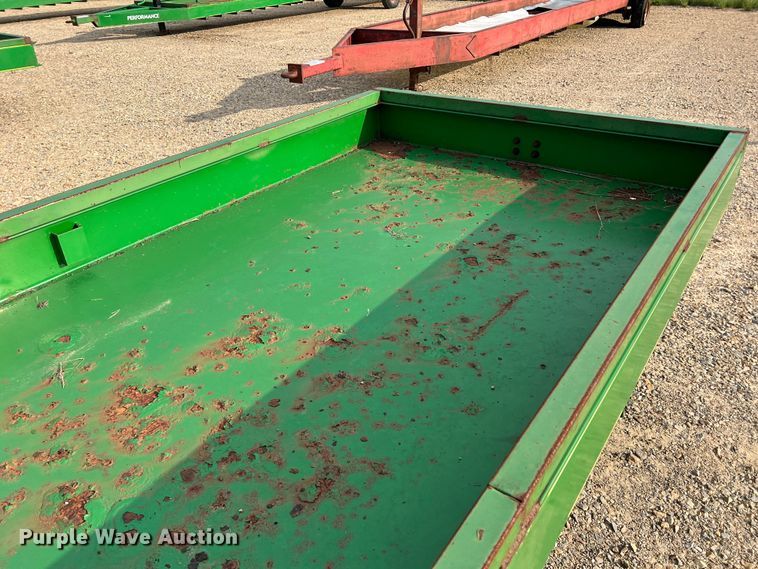 image for item DK7841 Parker Performance  feed trough trailer