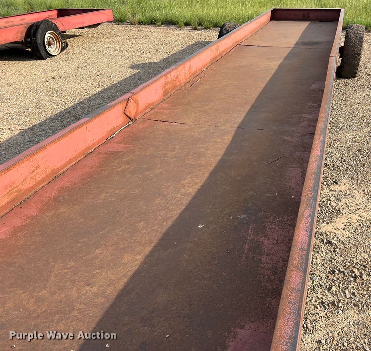 image for item DK7842 H&S  feed trough trailer