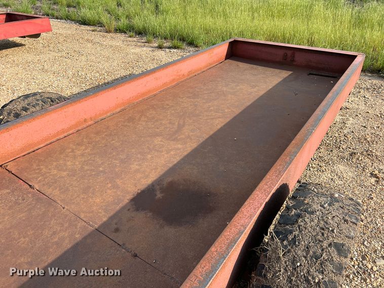 image for item DK7842 H&S  feed trough trailer