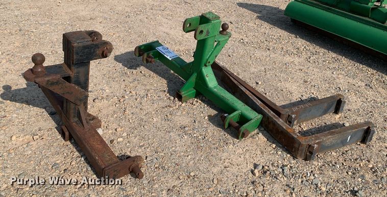 image for item DK7844 (2) three point to ball hitch adapters