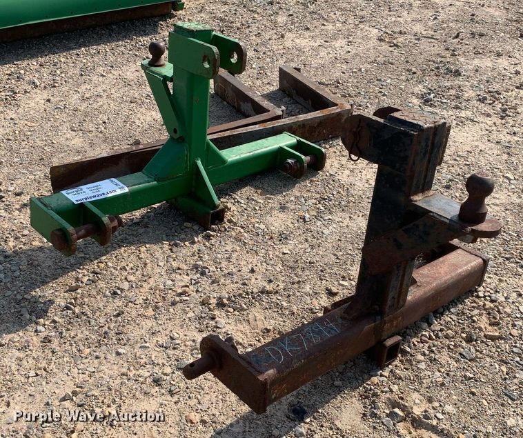 image for item DK7844 (2) three point to ball hitch adapters