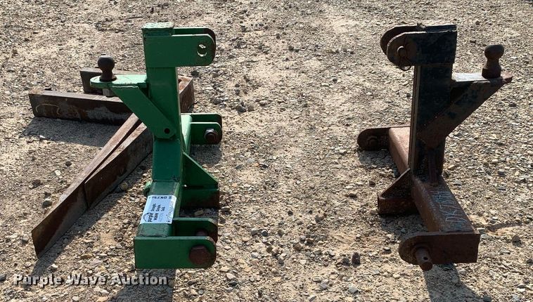 image for item DK7844 (2) three point to ball hitch adapters