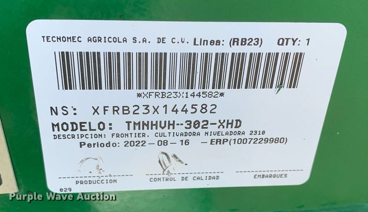 image for item DK7845 2022 Frontier RB2310  blade