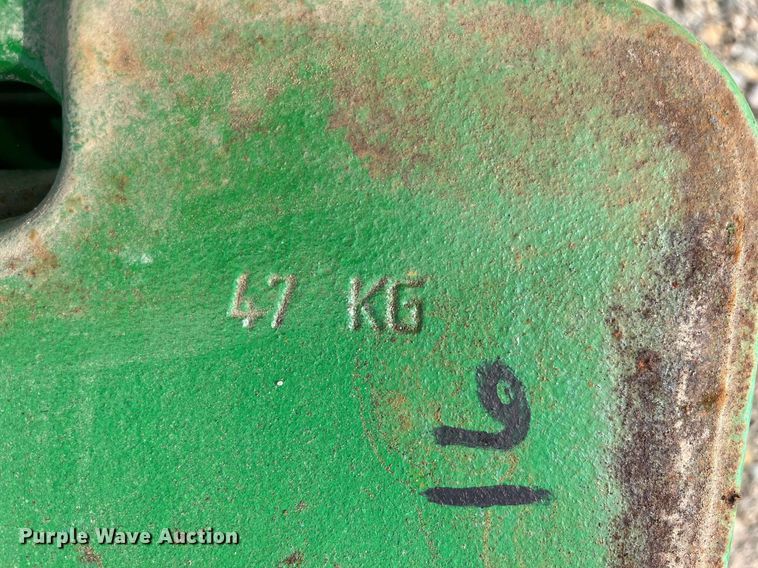 image for item DK7864 (35) John Deere suitcase weights
