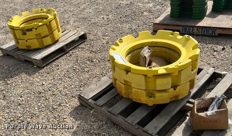 image for item DK7865 (2) John Deere wheel weights