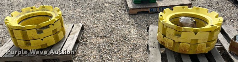 image for item DK7865 (2) John Deere wheel weights