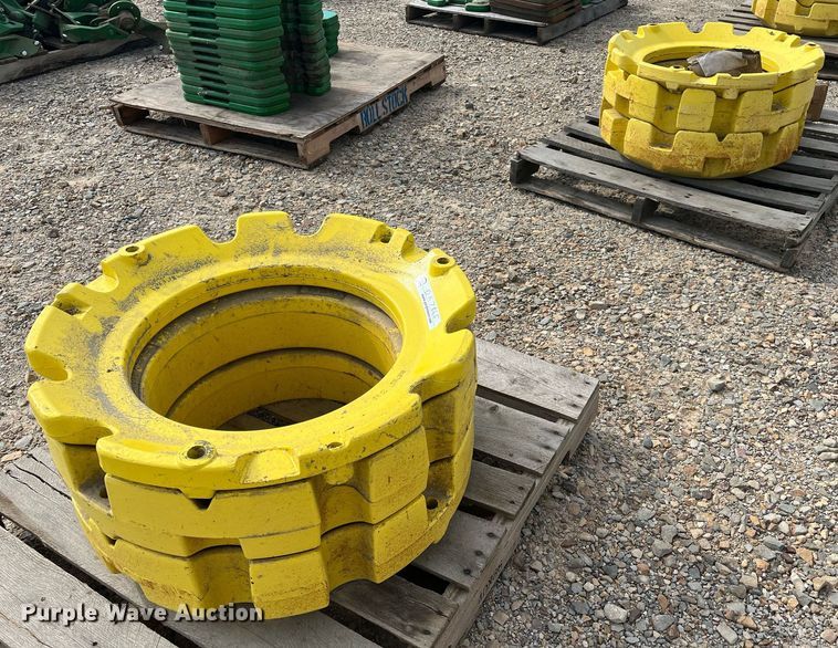 image for item DK7865 (2) John Deere wheel weights