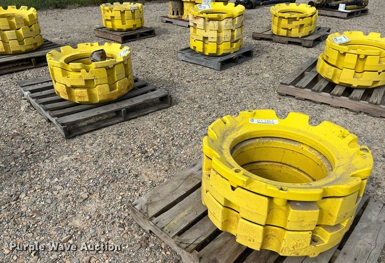image for item DK7865 (2) John Deere wheel weights