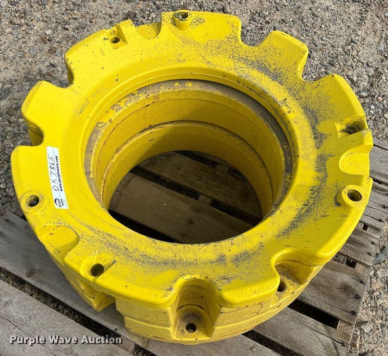 image for item DK7865 (2) John Deere wheel weights