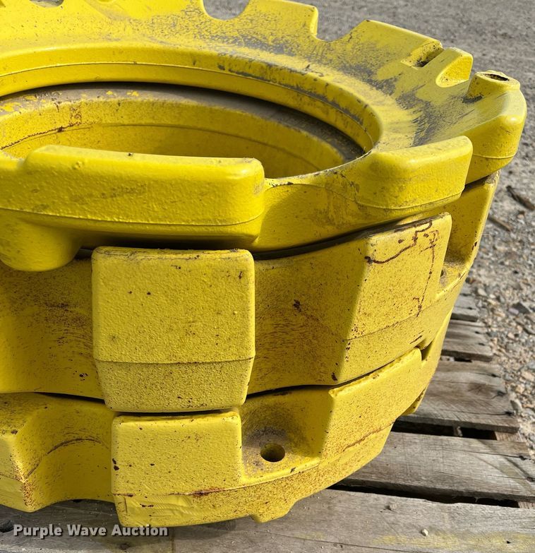 image for item DK7865 (2) John Deere wheel weights