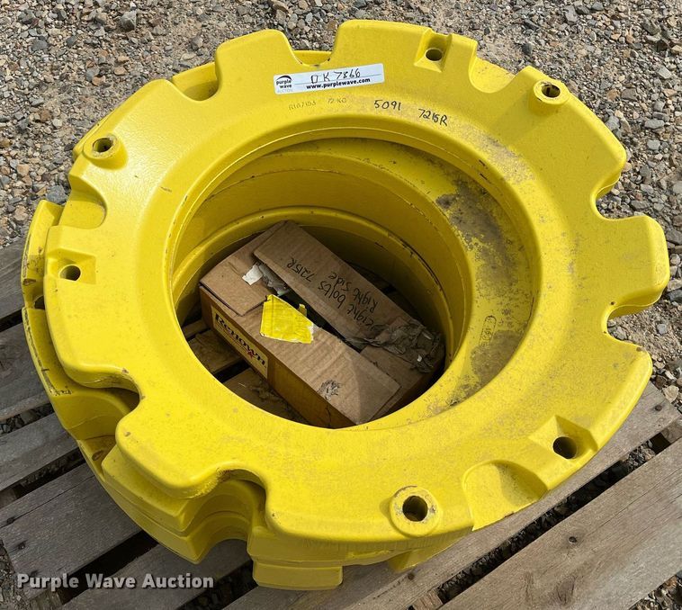 image for item DK7866 (2) John Deere wheel weights