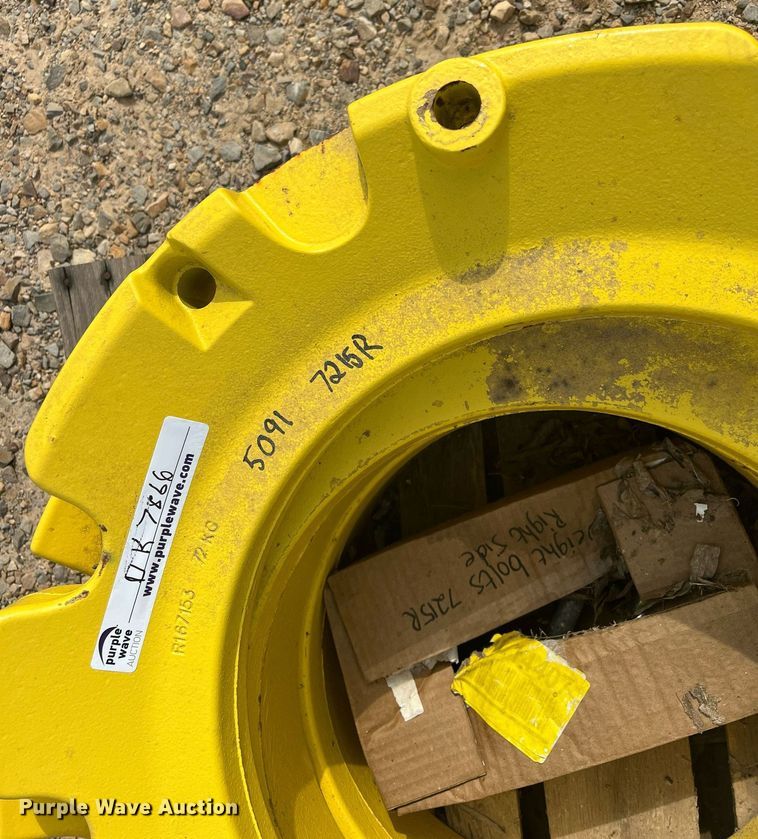 image for item DK7866 (2) John Deere wheel weights