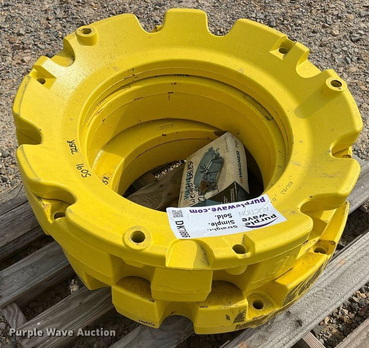 image for item DK7866 (2) John Deere wheel weights