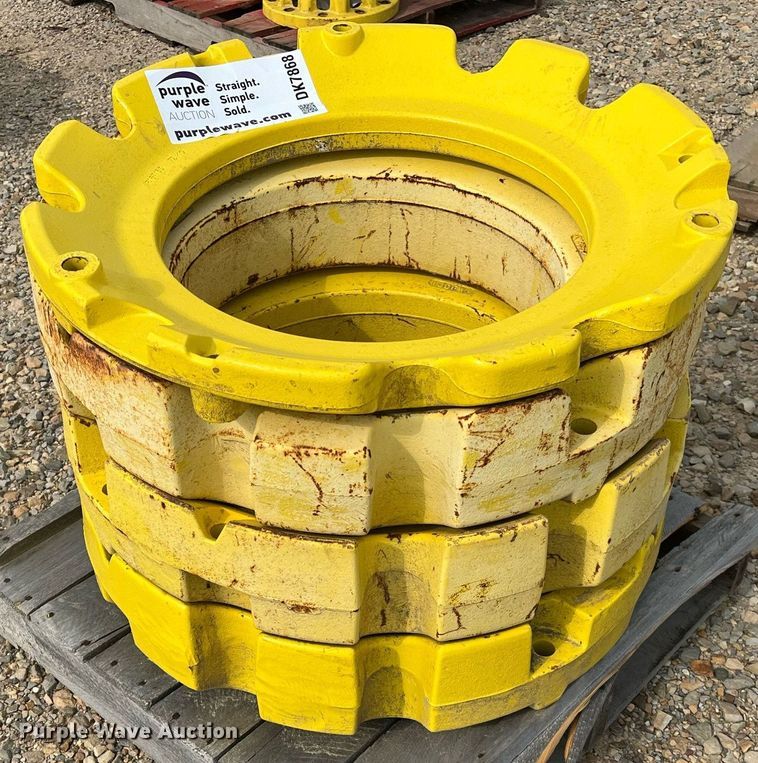 image for item DK7868 John Deere wheels weights