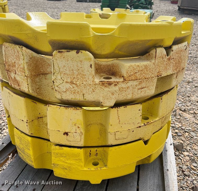 image for item DK7868 John Deere wheels weights