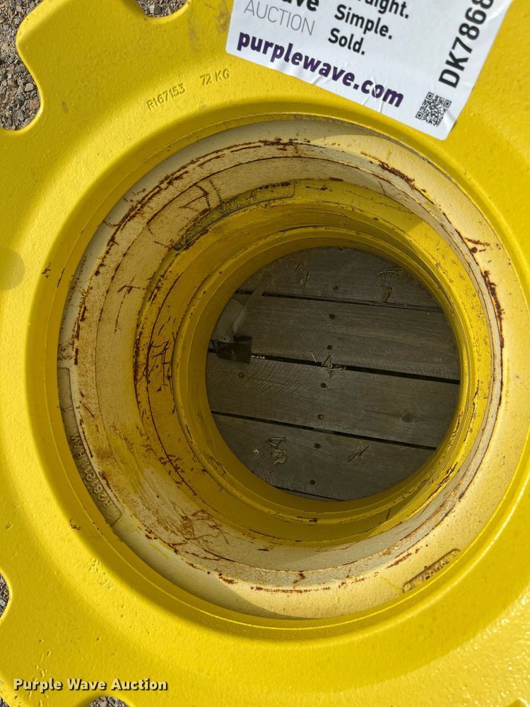 image for item DK7868 John Deere wheels weights