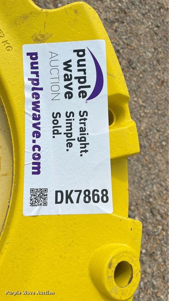 image for item DK7868 John Deere wheels weights