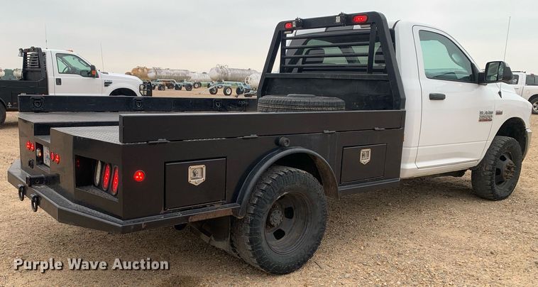 image for item DK7881 2015 Dodge Ram 3500HD  flatbed pickup truck