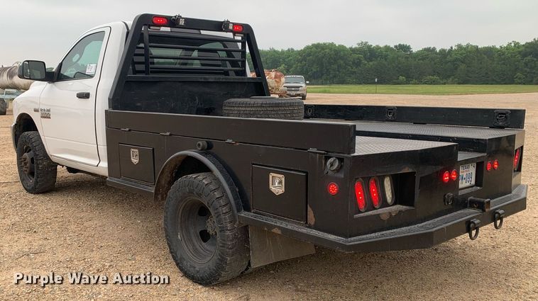 image for item DK7881 2015 Dodge Ram 3500HD  flatbed pickup truck