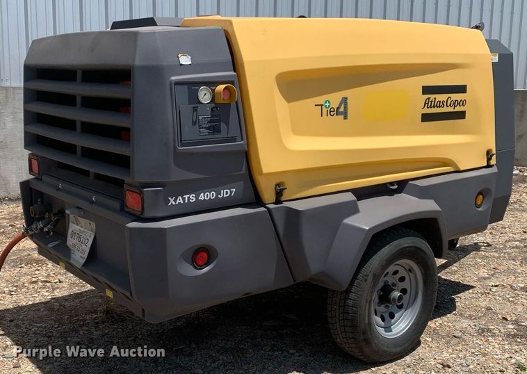 image for item DK7888 2016 Atlas Copco XATS400JD7  air compressor