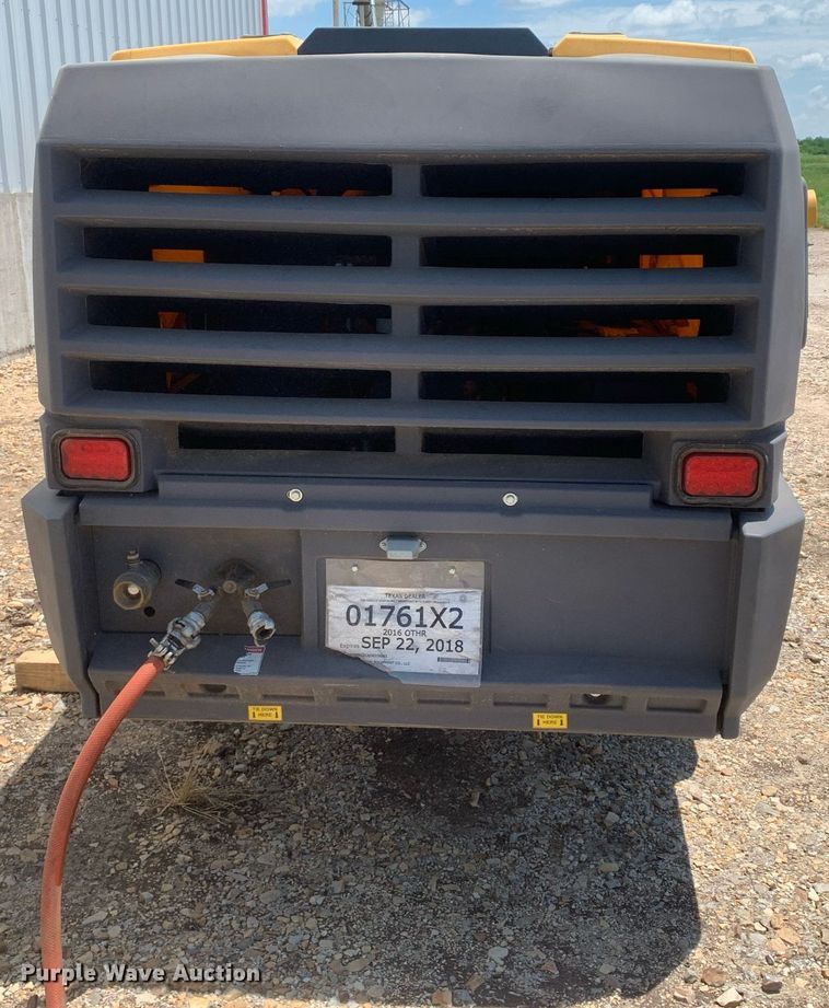 image for item DK7888 2016 Atlas Copco XATS400JD7  air compressor