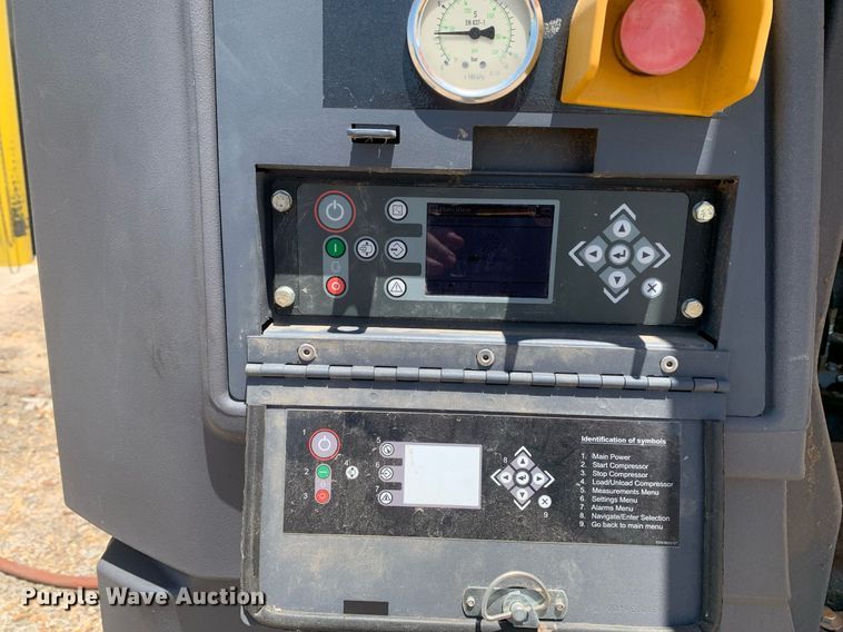 image for item DK7888 2016 Atlas Copco XATS400JD7  air compressor