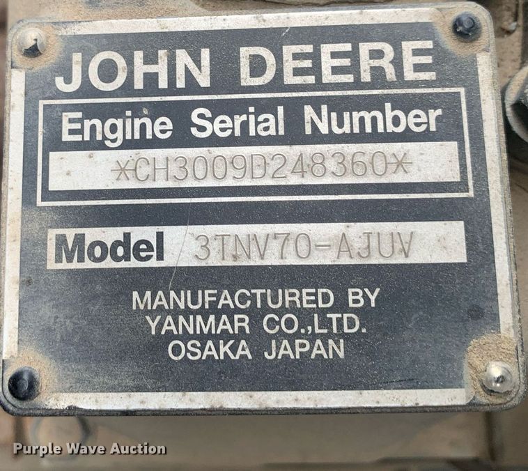 image for item DK7894 2013 John Deere Gator 855D  utility vehicle