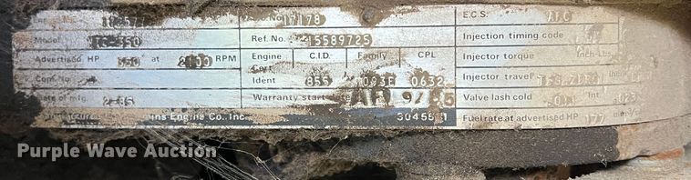 image for item DK7917 1985 GMC General  semi truck