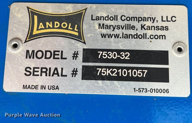 image for item DK7923 Landoll 7530-32  vertical tillage