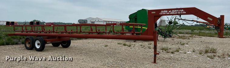 image for item DK7933 Red Rhino  hay bale trailer